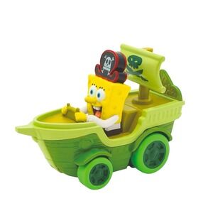 SpongeBob SquarePants Bikini Bottom Boater Figurine NIP Rev Up